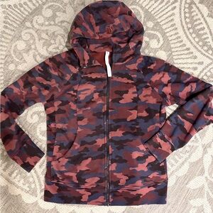 Lululemon Camo Hoodie in Navy, Plum, Purple -Size 16